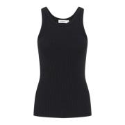 Svart Tank Top Slsimone