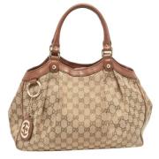 Pre-owned Canvas gucci-bags