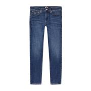 Blå Slim Fit Denim Jeans