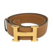 Pre-owned Leather belts