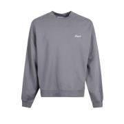 Grå Bomull Crew Neck Sweatshirt