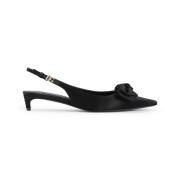 Elegante Svarte Slingback Sko