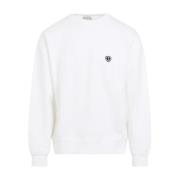 Hvit Brill Sweatshirt