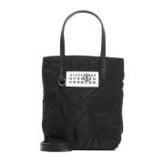 Svart Mini Tote Bag med Logo