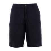 Menns Bermuda Shorts Mørkeblå Sommer