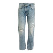 Revnet Skinny Jeans, Blå Denim