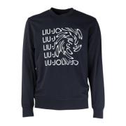 Herre Navy Blue Sweatshirt Vortexsweat