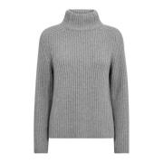 Highneck Knit Strik Sharkskin