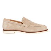 Suede Moccasin Loafers