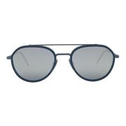 Matt Svart Aviator Solbriller