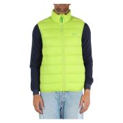 Sammenleggbar Quiltet Logo Print Puffer Vest