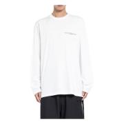 Hvit Logo Tee Oversized Fit