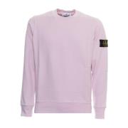 Rosa Rund Hals Sweatshirt Herremote