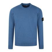 Lambswool Crewneck Strikket Genser