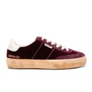 Bordeaux Velvet Sneakers Soul-Star Model