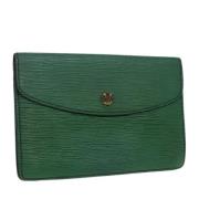 Pre-owned Leather clutches