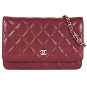 Pre-owned Leather chanel-bags