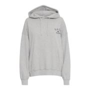 Cool Logo Hoodie Sweatshirt Grey Melange