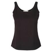 Bomulls singlet med stretch