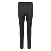 Sort Vevd Leggings Bukser