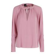 Stilig Crepe de Chine Bluse