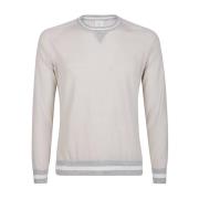 Merino Crewneck Triangle Sleeve Sweater