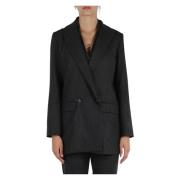 Strukturert ullblandet blazer Stizza1