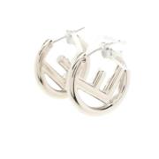 Pre-owned Stainless Steel earrings