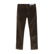 Brun Corduroy Slim Fit Bukser