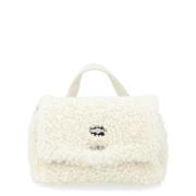 Hvit Faux Fur Postina Dolly Baby