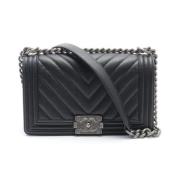 Pre-owned Leather chanel-bags