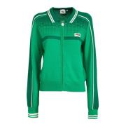 Sporty Grønn Sweatshirt Kvinner Outlet Pris