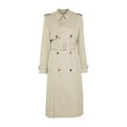 Klassisk Trenchcoat i Lys Beige