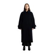 Marine Alma Coat - Lang Oversized Jakke