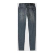 Denim Blue Grey Stilige Jeans