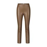 Faux Leather Pull-On Pants Sabrina