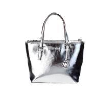 Jet Set Metallic Carryall Tote Bag