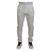 Elegant Hvit Chino Bukser