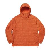 Ripstop Hooded Track Jacket Orange