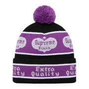 Svart Jacquard Beanie Limited Edition