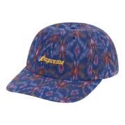 Blå Ikat 6-Panel Lue