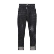 Svart Combat Denim Jeans Ss22