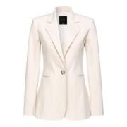 Stretch Bomull Tricotine Blazer