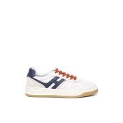 Italienske Skinn Sneakers for Menn