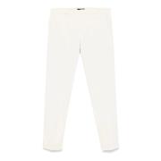 Ecru Bomull Chinos Gabardine Bukser