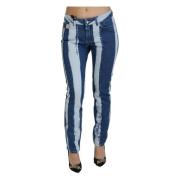 Elegant Stripet Slim Fit Jeans