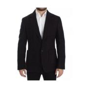 Bordeaux Alpakka To-Knapp Blazer