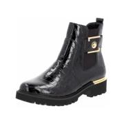 Svart/Gull Remonte Chelsea Boot, Bn 812