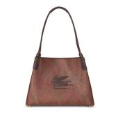 Svart Paisley Libra Tote Bag