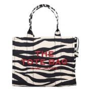 Zebra Canvas Tote Bag Kvinner